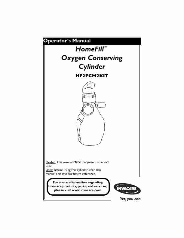 Invacare Oxygen Equipment HF2PCM2KIT-page_pdf